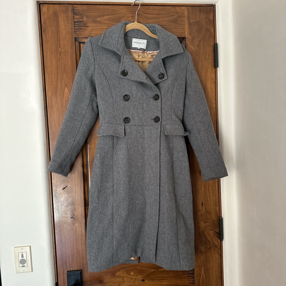 Emerson Fry Gray Wool Coat